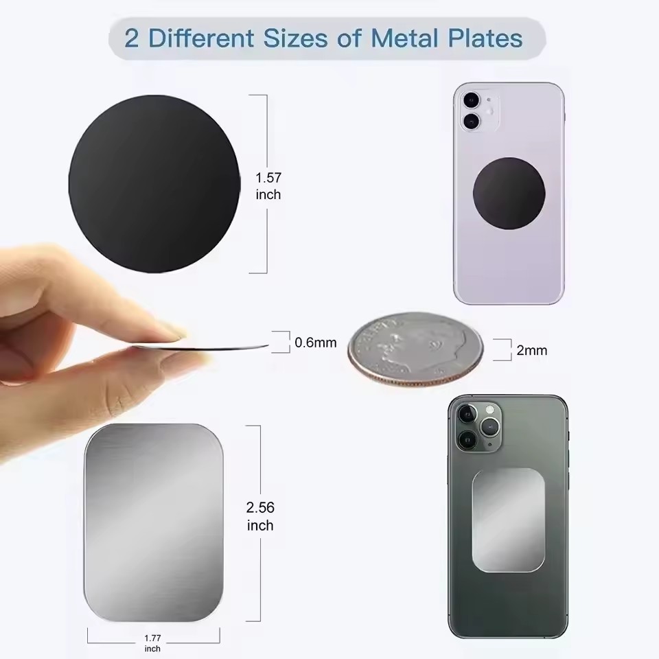 5/10pcs Magnetic Metal Plate D - đánh giá và giá Tablet Phone Accessories