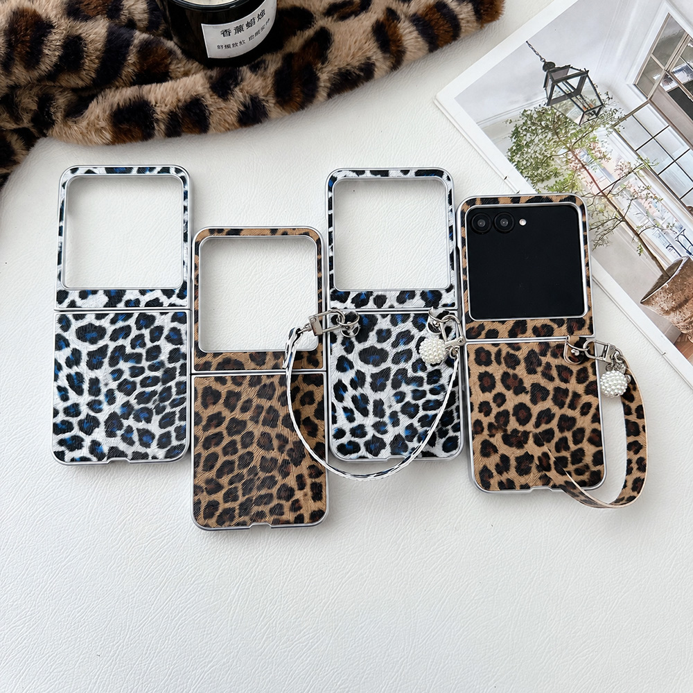 Leopard Print Folding Flip Pho - đánh giá và giá Tablet Accessories Aesthetic