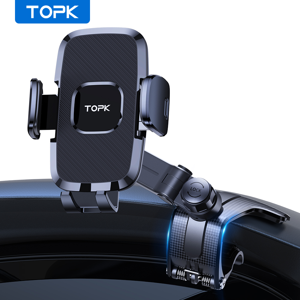 TOPK Car Phone Holder Dashboar - đánh giá và giá Car Accessories Tablet Holder