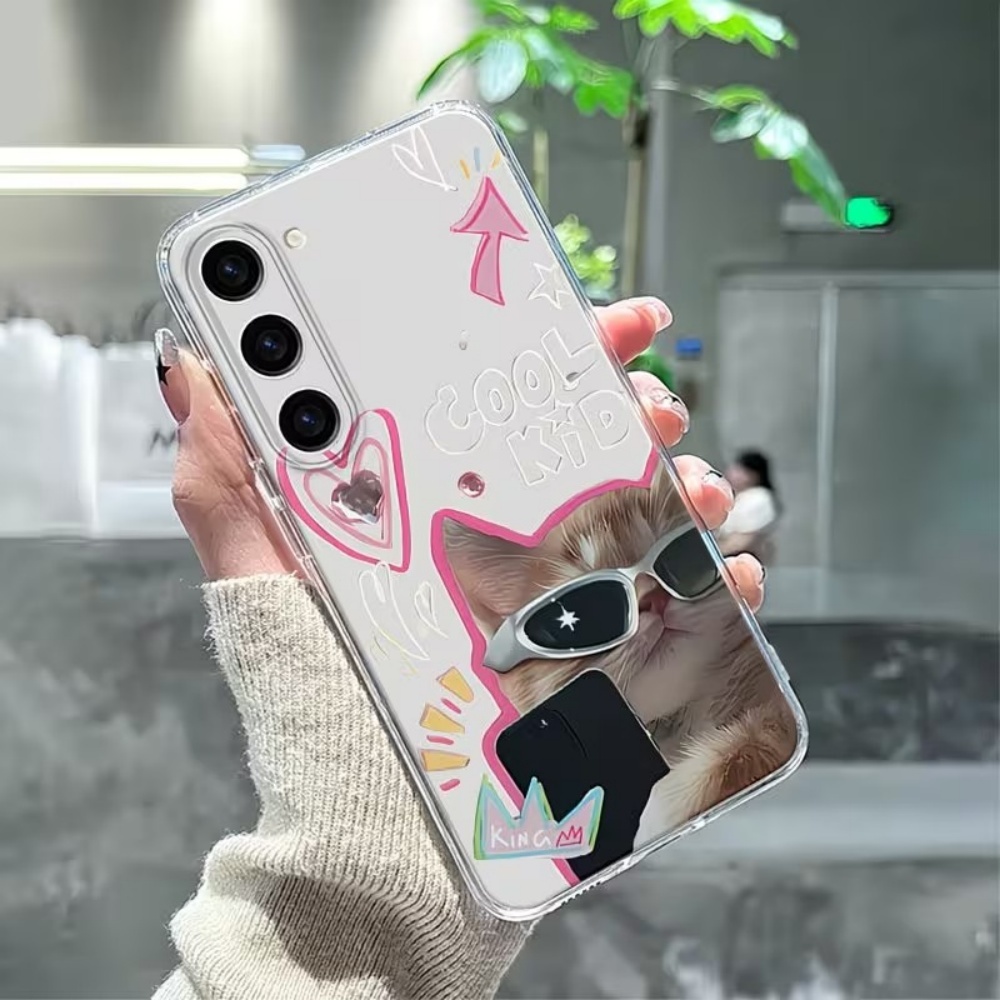 Puppy Pattern Clear TPU Phone  - đánh giá và giá Samsung Galaxy A55
