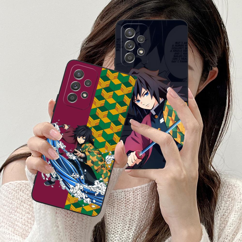Demon Slayer Giyu Tomioka Phon - đánh giá và giá Samsung Galaxy A55