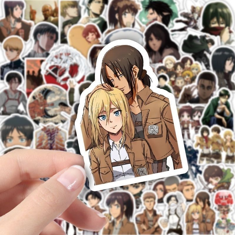 60Pcs Attack on Titan Anime St - đánh giá và giá Tablet Accessories Aesthetic