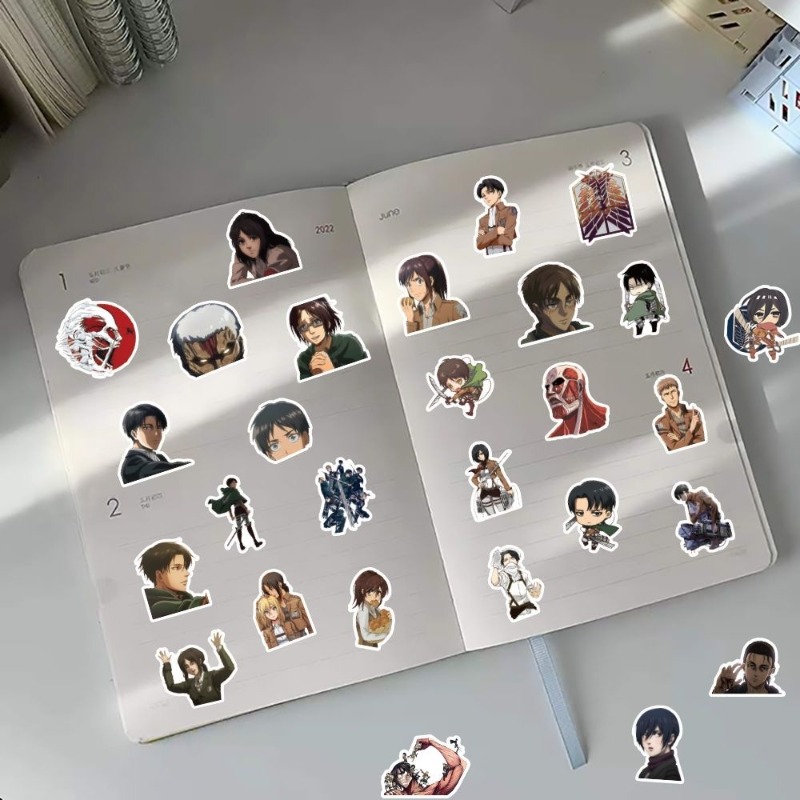 60Pcs Attack on Titan Anime St - đánh giá và giá Tablet Accessories Aesthetic