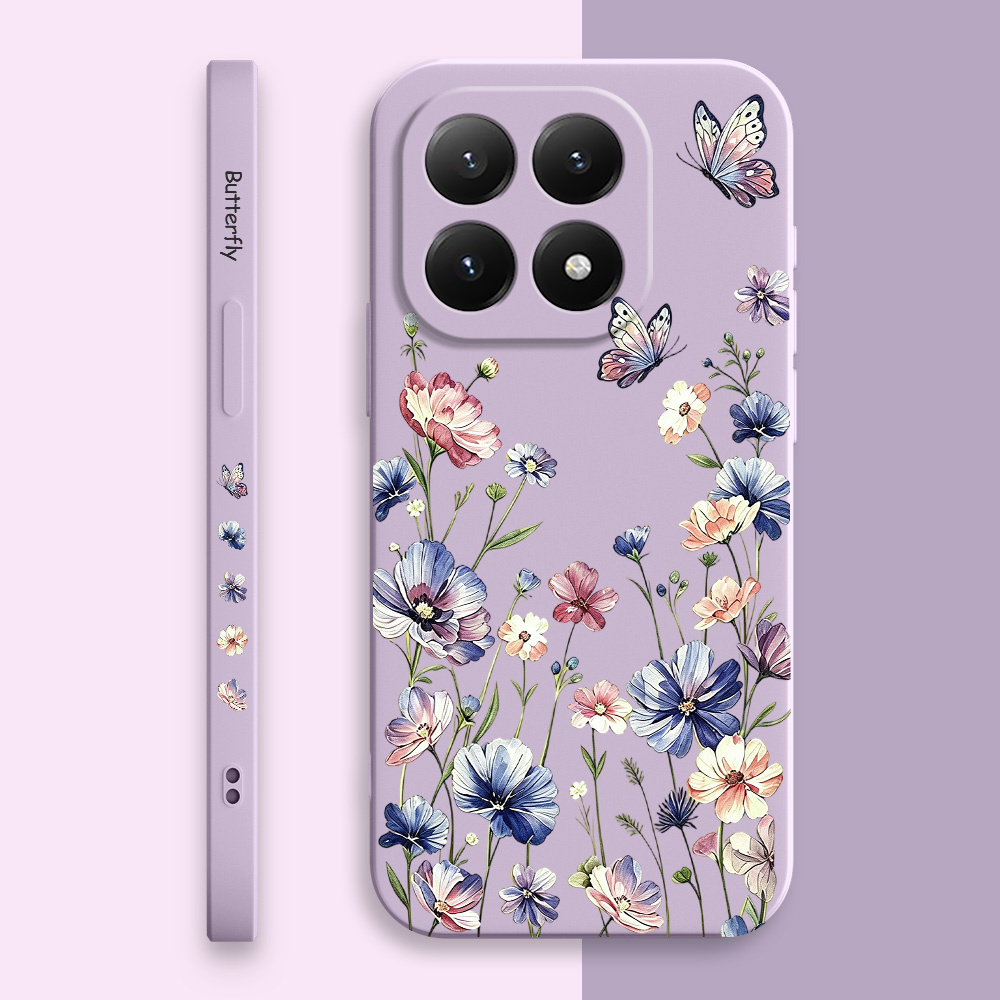 Butterfly Hush Phone Case For  - đánh giá và giá Xiaomi Poco X6