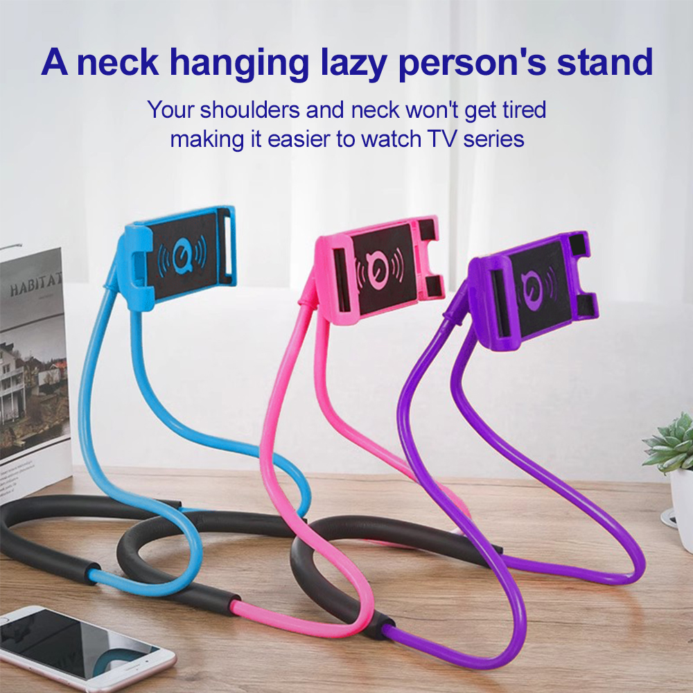 Neck Hanging Lazy Phone Stand  - đánh giá và giá Tablet Accessories Online